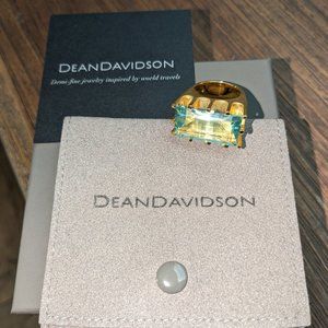 Brand New Dean Davidson Castle Ring - Aquamarine - Size 6